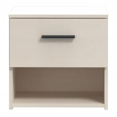 Bedside table 45 cm with drawer ELEVEN, sand