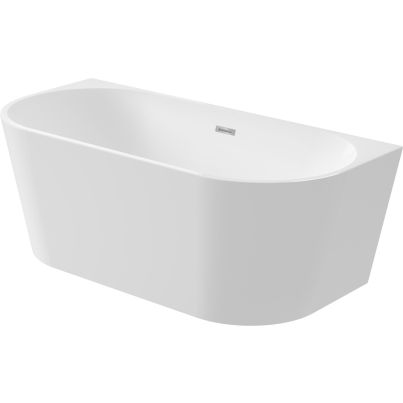 SILIA Acrylic Bathtub, Wall-Mounted, 170 cm