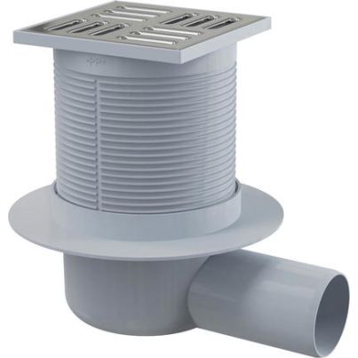 Point drainage 105x105mm with grate