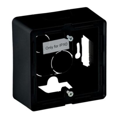 LEGRAND VALENA LIFE SINGLE CONSOLE BOX FOR SURFACE MOUNTING BLACK