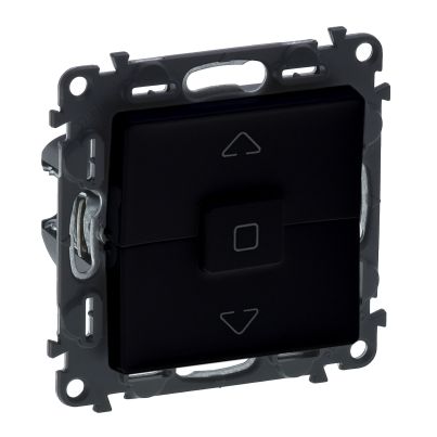 LEGRAND VALENA LIFE CURTAIN SWITCH BLACK
