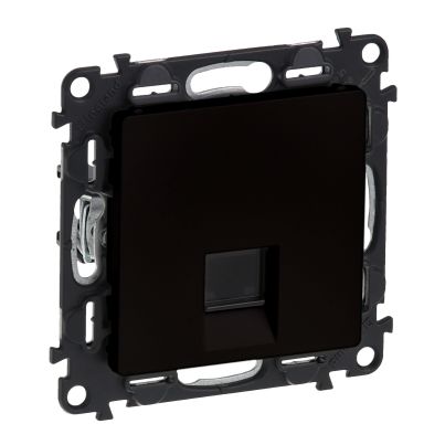 LEGRAND VALENA LIFE COMPUTER SOCKET 1XRJ45 5CAT.5E FTP BLACK