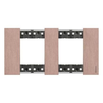 Cover Plate 2x2-Module LEGRAND Living Now, Copper