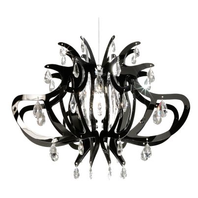 Pendant LILLIBET M 1x12W E27 black