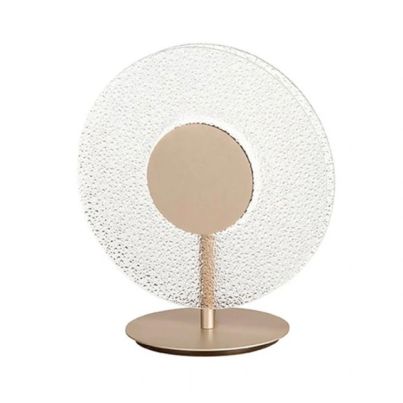 Table Lamp ONDALUCE CANDY/TRASP, LED, Glass, D300mm, 9W, 3000K, Transparent Glass