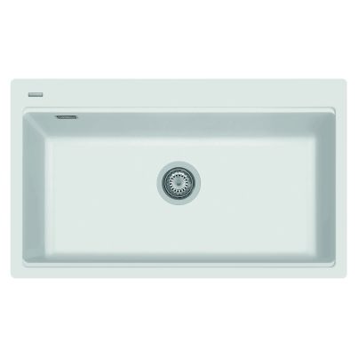 Kitchen sink LUX 86-10 860x510mm white