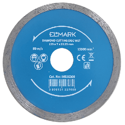 Diamond cutting disc wet 115X22.2mm