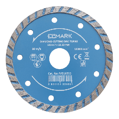 Diamond cutting disc turbo 115X22.2mm