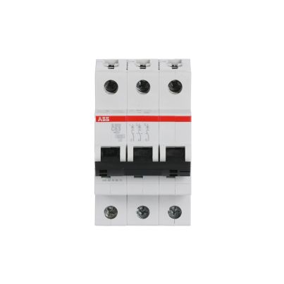 ABB Miniature circuit breaker for industrial use S203-C63 63A 3P 6kA curve C