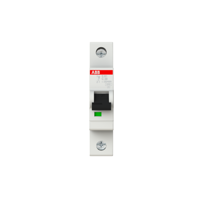 ABB Miniature circuit breaker for industrial use S201-C20 20A 1P 6kA curve C