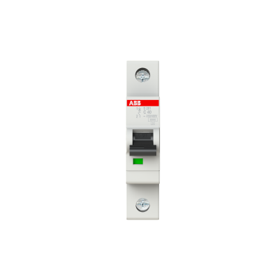 ABB Miniature circuit breaker for industrial use S201-C40 40A 1P 6kA curve C