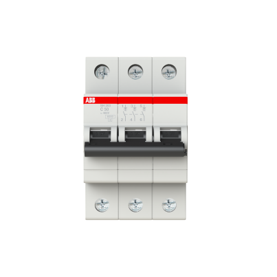 ABB Miniature circuit breaker SH203-C50 50A 3P 6kA curve C