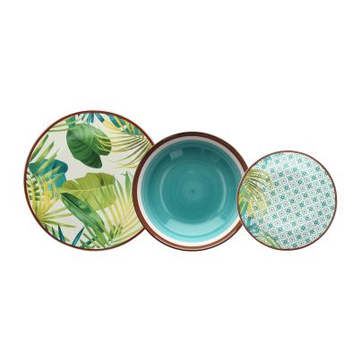 Table set METROPOLIS JUNGLE, 18 pcs