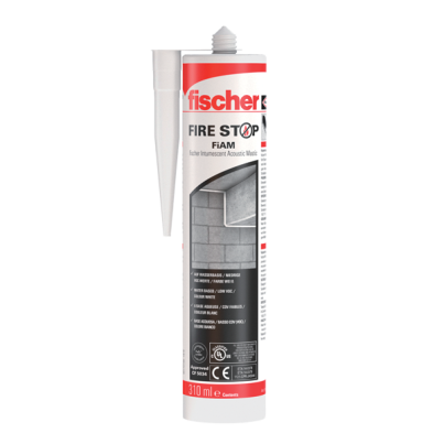 Fischer FIAM 310 Intumescent Acoustic Mastic 310ml