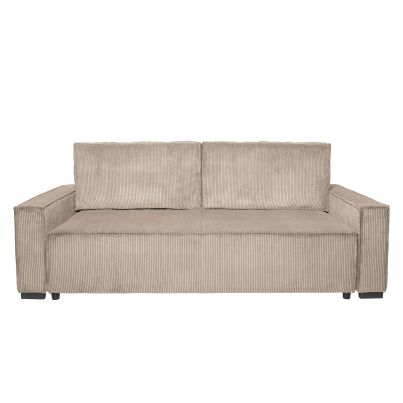 Straight sofa RIPSO, with a pull-out mechanism, Beige