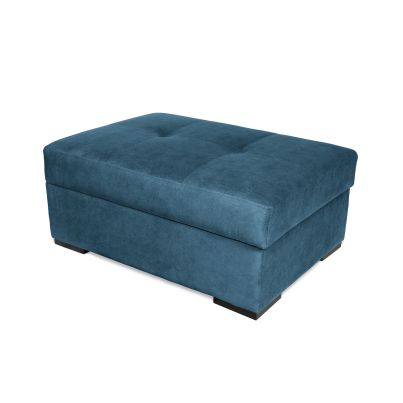 Stool HAVANA with storage space - Navy blue