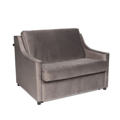 Convertible armchair NIGHT, with everyday sleeping mechanism, Gray