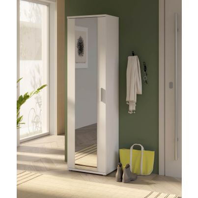 Shoe cabinet SIXTEEN, 50.2/179.1 cm, White