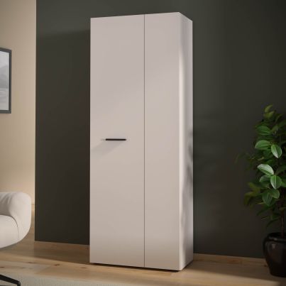 Shoe cabinet SEVENTEEN, 68.7/181.1 cm, Sand