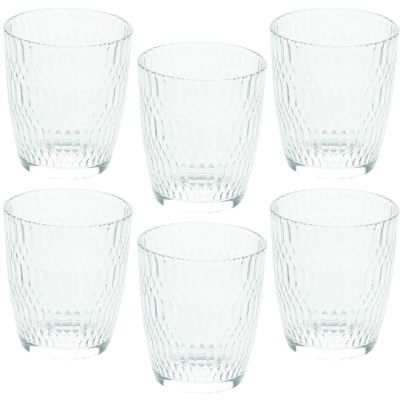 Set of 6 TUMBLERS GLASS SEOUL, 310 ml