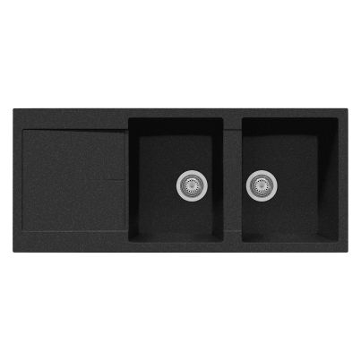 Kitchen sink INFINITY 116-20 1160x500mm black