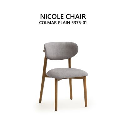 Chair NICOLE grey/COLMAR PLAIN 5375-01