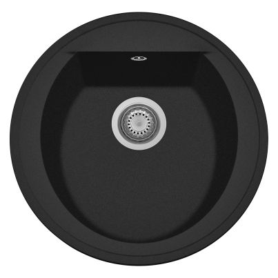 Kitchen sink HARMONY 51-10 510mm black matte