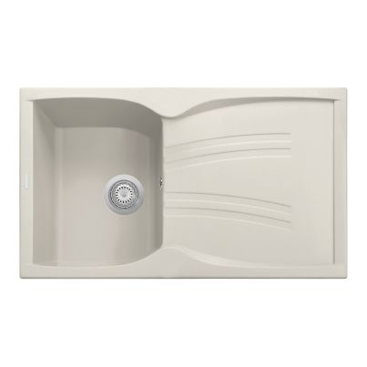 Kitchen sink NAIKY 86-10 860x500mm cream