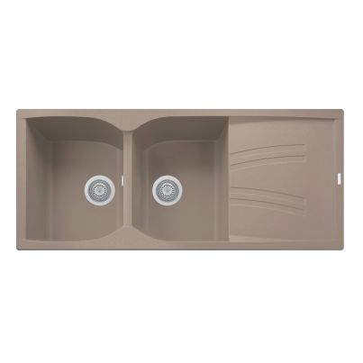 Kitchen sink NAIKY 116-20 1160x500mm brown