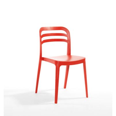 Garden armchair ASPENDOS 46x51x82 cm. red