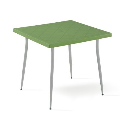 Garden table CARMEN 80x80x75 cm. green