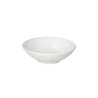 Fruit Bowl TONGNANA Ornament Copenaghen, Porcelain, 16cm, White