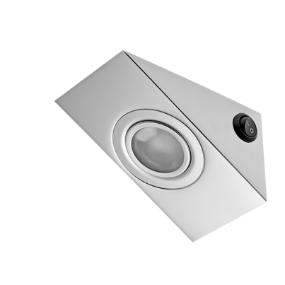 SIM-155K Cabinet spotlight chrome for 12V JC Halogen lamp