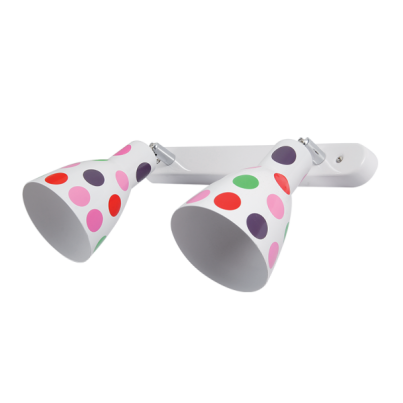 DOTS Spot lamp 2xE27 multicolor