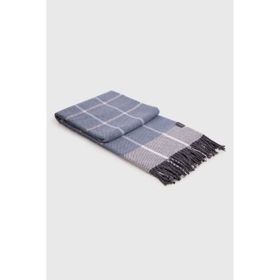 Blanket with Cotton DILIOS Ontario, 140x200 cm, Light Blue