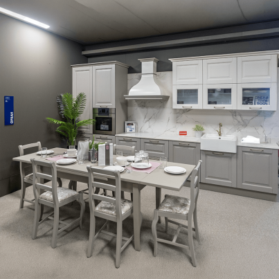 Modular corner kitchen OPRAH with accessories-Sample