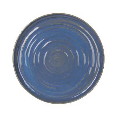 Flat plate ORGANIK 27cm blue