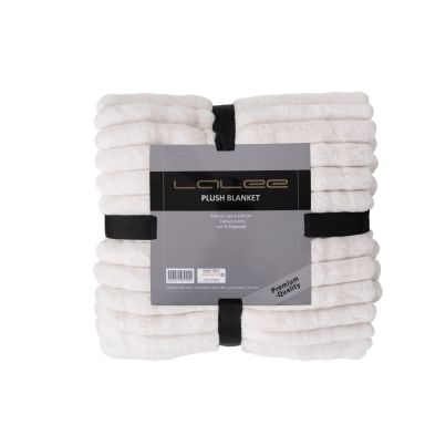 Plush Blanket PLB 500, 150x200, ivory