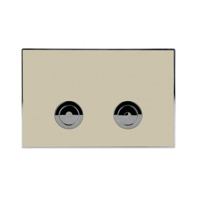 DOUBLE BUTTON FOR STRUCTURE WITH PNEUMATICS 097 AG, BEIGE