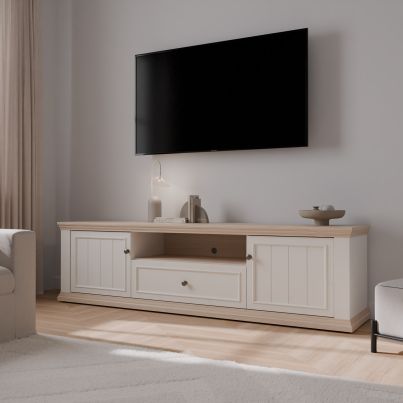 TV unit THIRTEEN, 200 cm, White