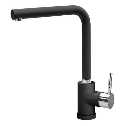 Kitchen mixer tap POLITEK20 black matte