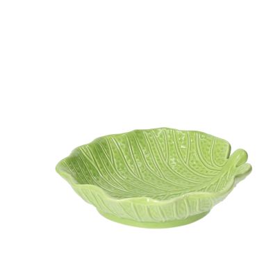 Leaf Soup Plate TOGNANA Relief Lemon Garden, 20x18x5cm