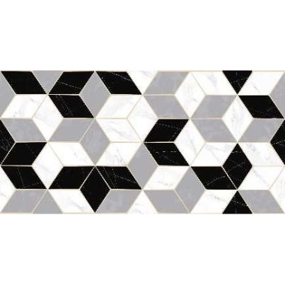 Porcelain tile REVERSO BLACK HL High Glossy 60x120cm