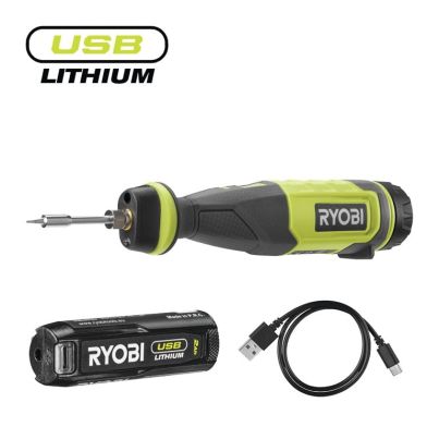 RSI4-120G SOLDERING IRON 4V WITH 2AH BATTERY AND USB-C CABLE  
