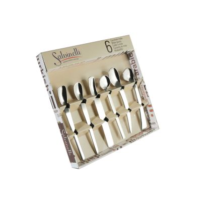 Moka spoon set Salvinelli MOKA INOX, 6pcs