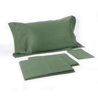 Galizzi Bed sheet SATIN ELEGANCE 125x200x28 green