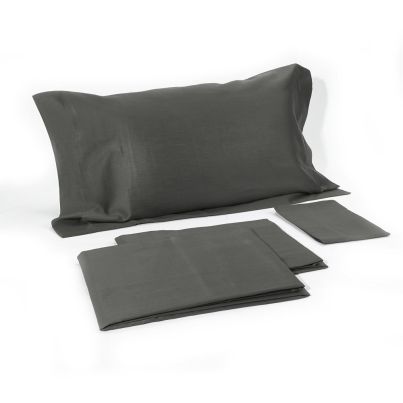 Galizzi Bed sheet SATIN ELEGANCE 180x200x28 anthracite