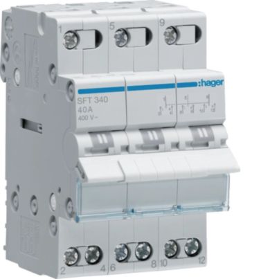 Switch Disconnector HAGER, 3P, 40A, 400V