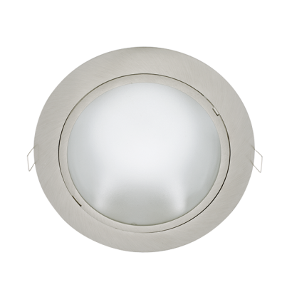 GL201E downlight 2xE27 satin nickel
