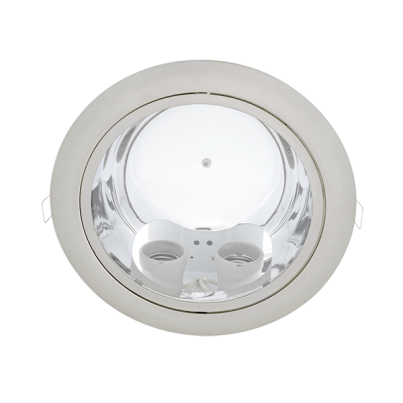 GL202E downlight 2xE27 satin nickel